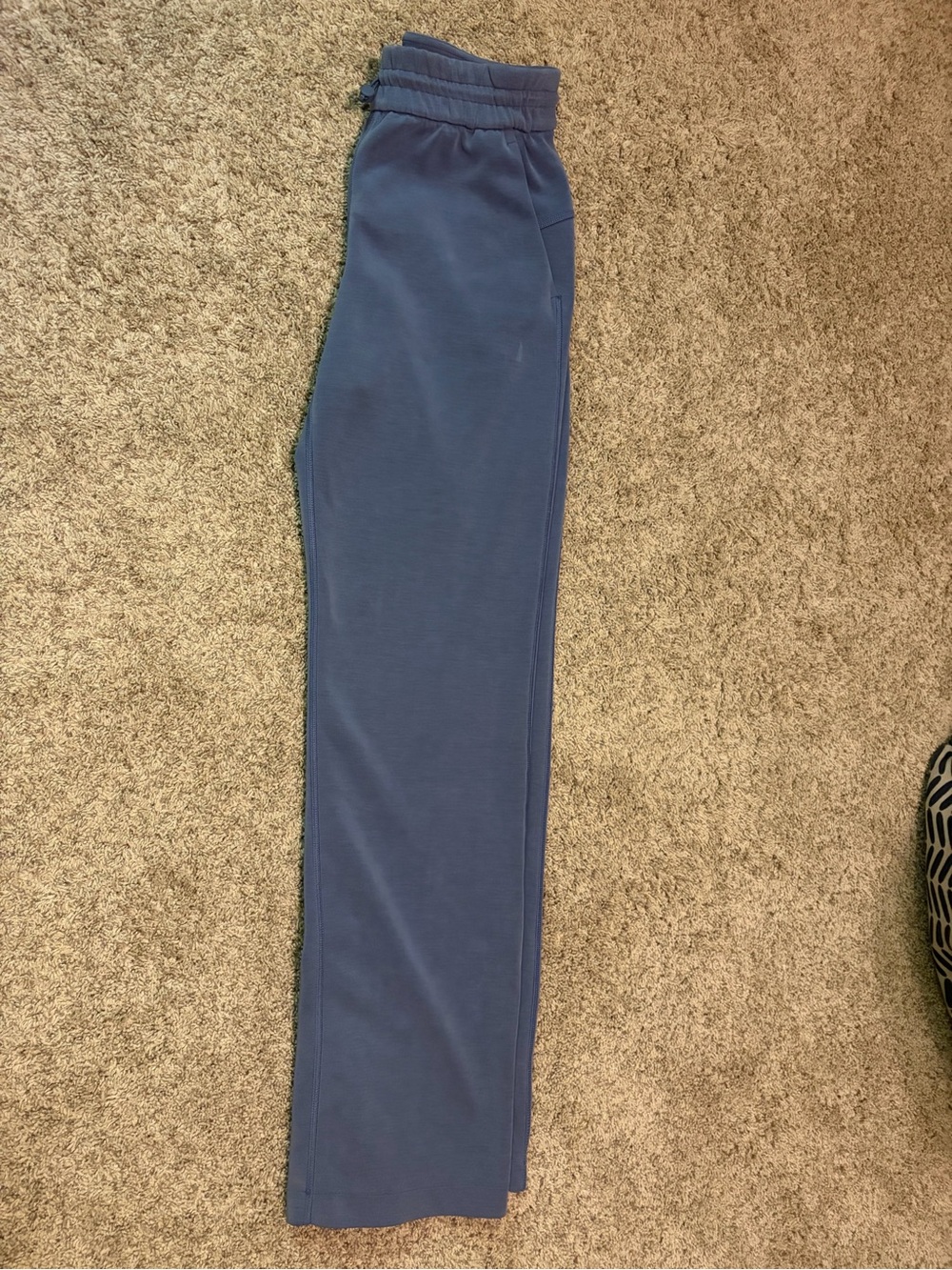Womens Blue Straight-Leg Sweatpants Lululemon size 4